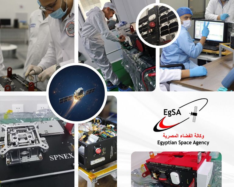 القمر "SPNEx" تم تصميمه وتطوير جميع أنظمته بواسطة الكوادر المصرية