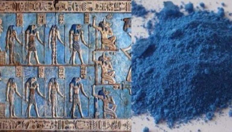 تحويل صبغة الأزرق المصري إلى مادة مفيدة في الأمن الرقمي