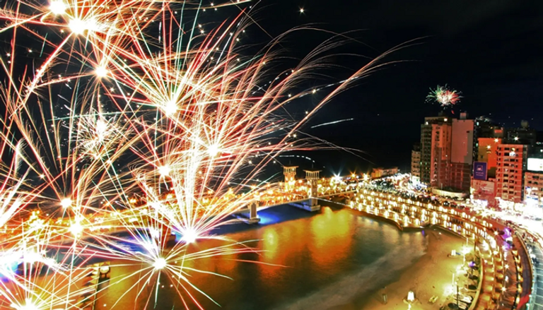 الإسكندرية في رأس السنة 2026 احتفالات رأس السنة في مصر