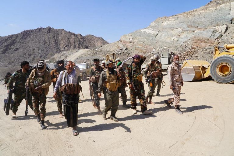 جانب من القوات الجنوبية