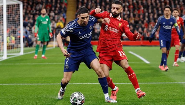 محمد صلاح وأشرف حكيمي