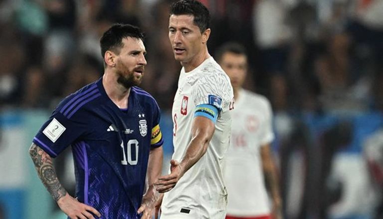 ليونيل ميسي وروبرت ليفاندوفسكي