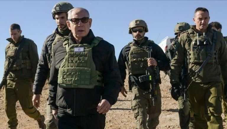 نتنياهو وقوات إسرائيلية في سوريا