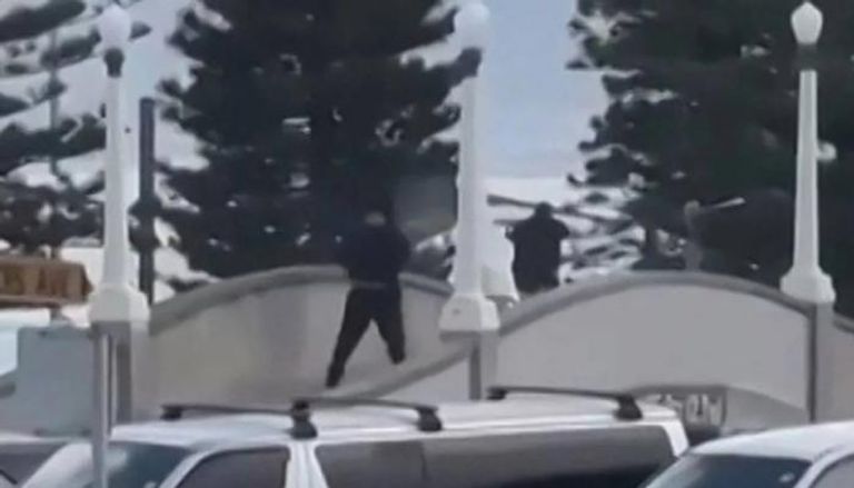 ساجد ونافيد أكرم خلال هجوم سيدني