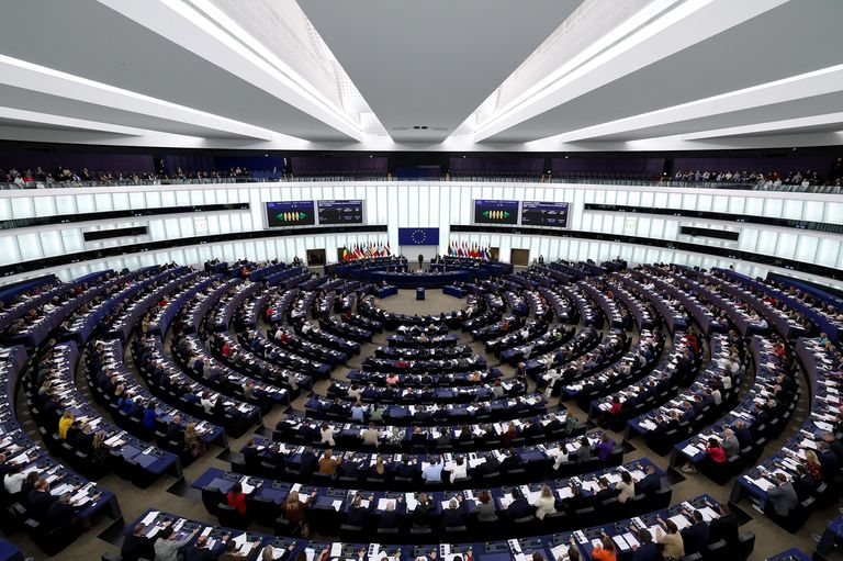 اجتماع البرلمان الأوروبي - أ ف ب مبنى البرلمان الأوروبي في ستراسبورغ - أ ف ب