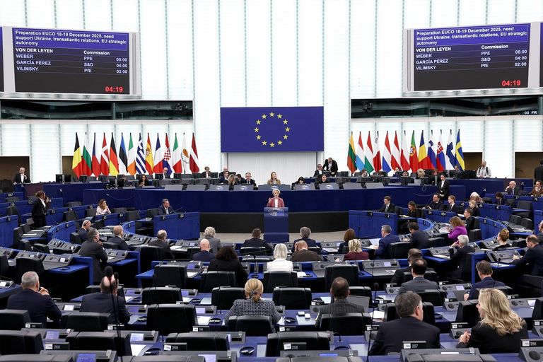 اجتماع البرلمان الأوروبي - أ ف ب مبنى البرلمان الأوروبي في ستراسبورغ - أ ف ب