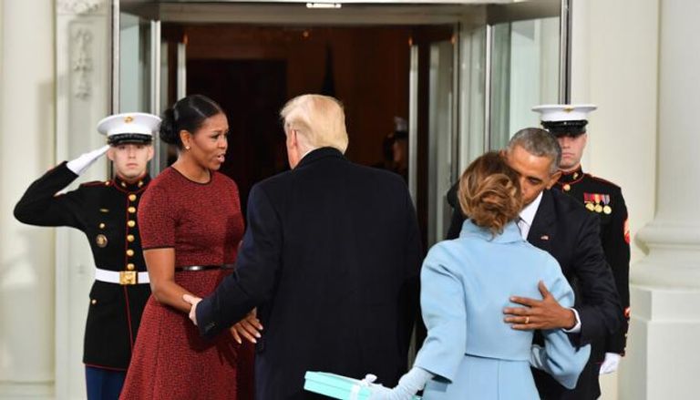 ميشيل أوباما وترامب
