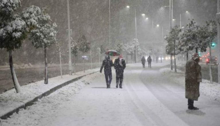 الثلوج في الأردن