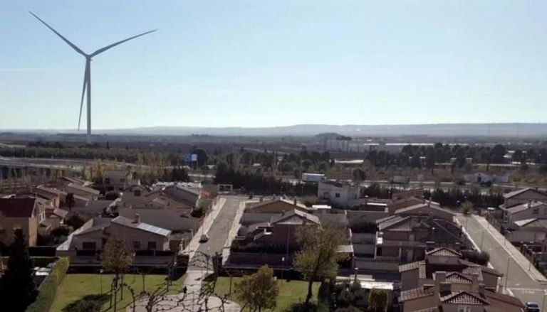 محطة طاقة رياح في إسبانيا