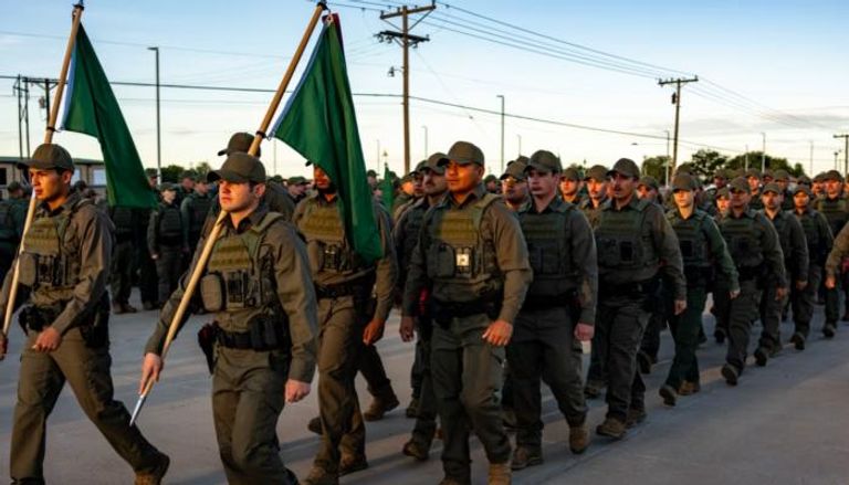 مجندون داخل أكاديمية حرس الحدود