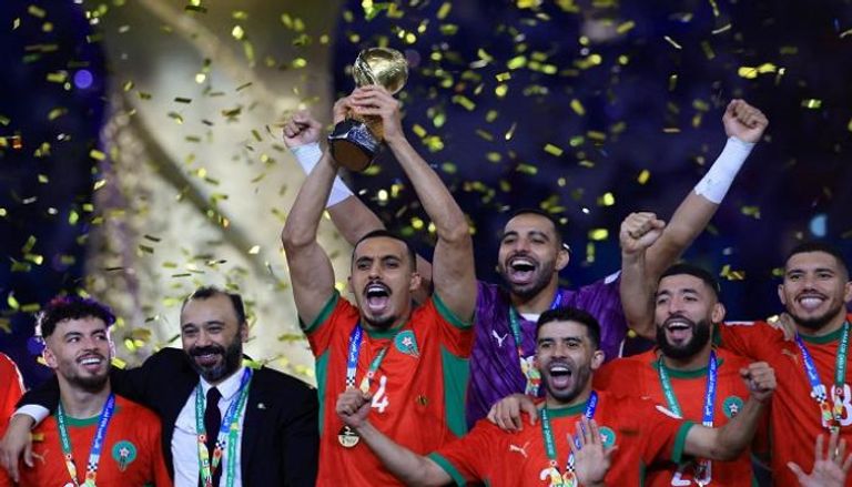 منتخب المغرب بطل كأس العرب