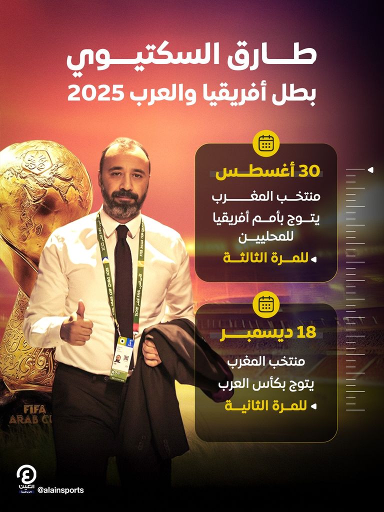 طارق السكتيوي مدرب منتخب المغرب للمحليين