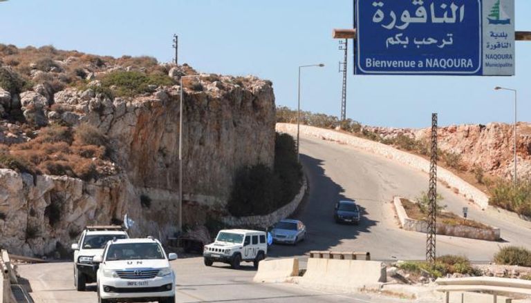 مركبات تابعة لقوات حفظ السلام في الناقورة