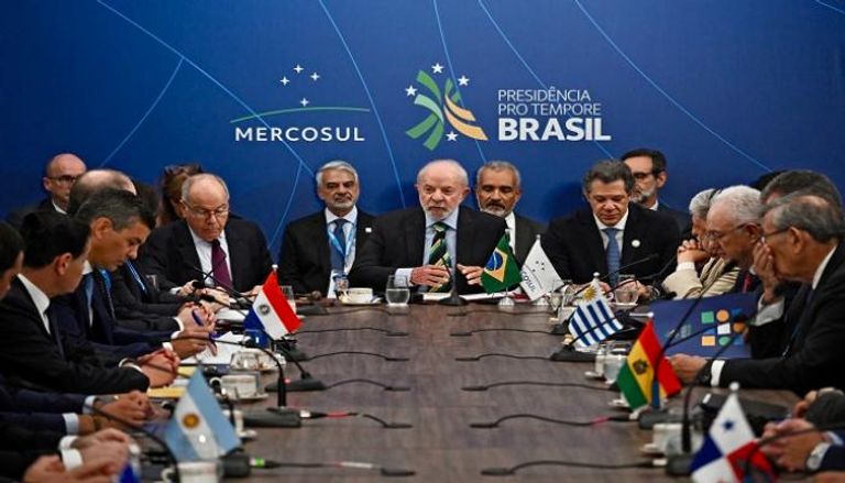 ممثلو دول ميركوسور خلال اجتماع في البرازيل