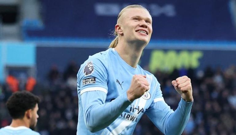 إيرلينغ هالاند مهاجم مانشستر سيتي