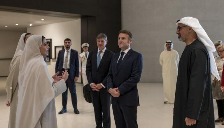 ماكرون يزور متحف زايد الوطني