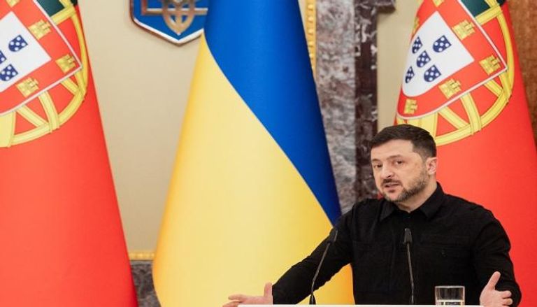 الرئيس الأوكراني فولوديمير زيلينسكي