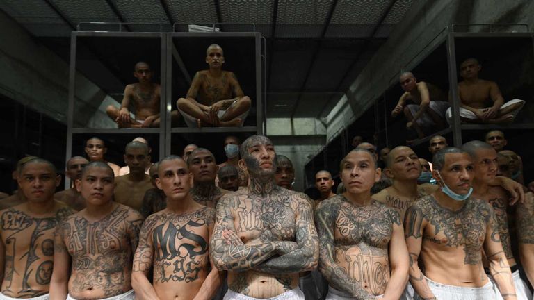 عناصر من عصابة "إم إس-13"