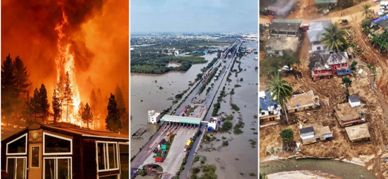 الطقس المتطرف تصدر المشهد العالمي في 2025