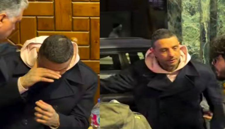 أحمد الفيشاوي في عزاء سمية الألفي