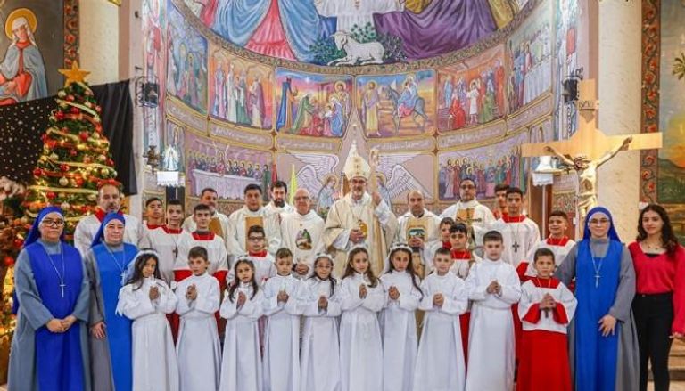 قداس عيد الميلاد في غزة