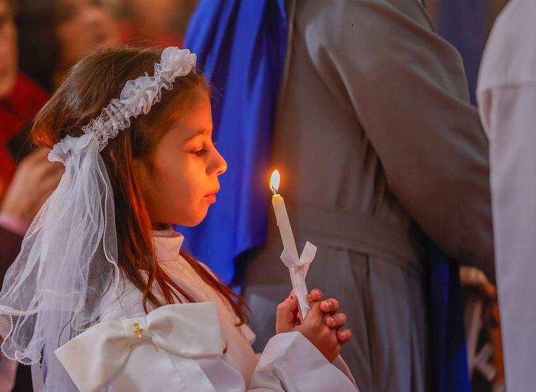 قداس عيد الميلاد في غزة