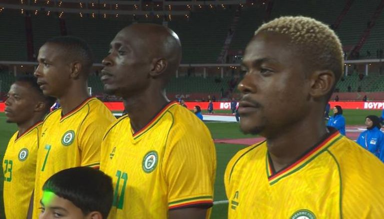 من مباراة مصر وزيمبابوي في أمم أفريقيا
