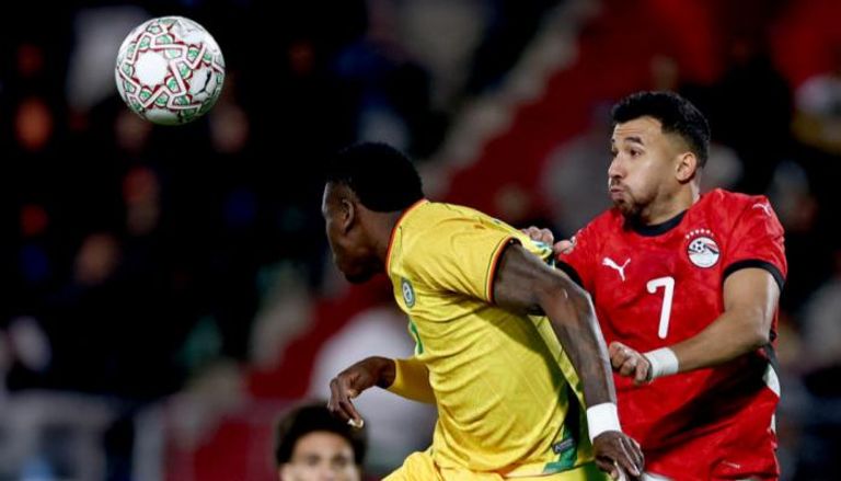 جانب من مباراة مصر وزيمبابوي في أمم أفريقيا