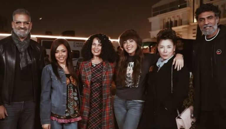 ريهام حجاج ونجوم مسلسل "توابع"