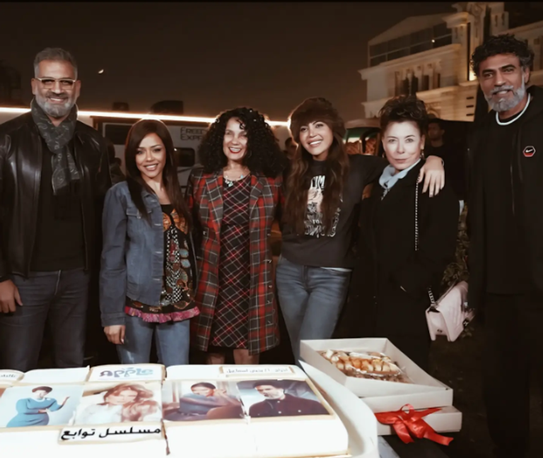 ريهام حجاج ونجوم مسلسل "توابع"