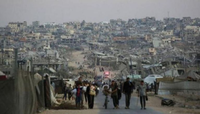 نازحون في قطاع غزة - أرشيفية