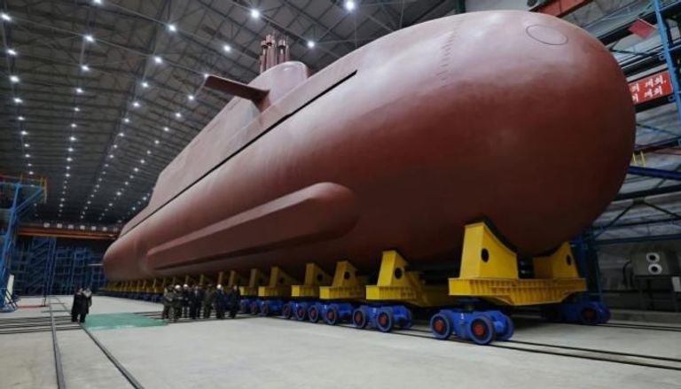 أول غواصة نووية لكوريا الشمالية
