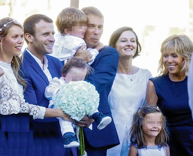 إيمانويل ماكرون وزوجته