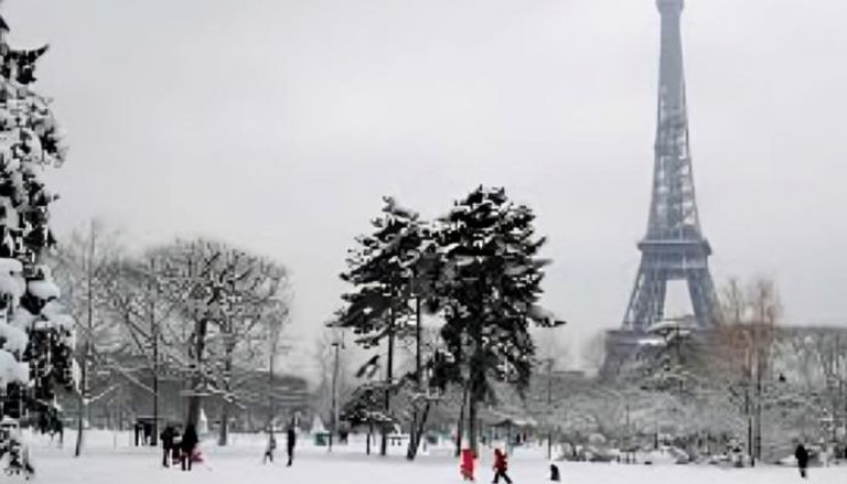 موجة برد تضرب فرنسا