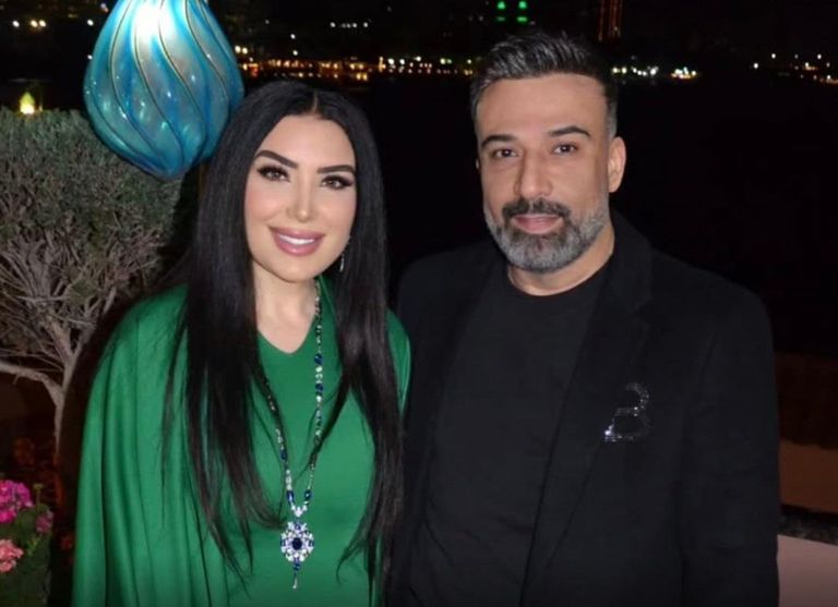 عمرو أديب ولميس الحديدي