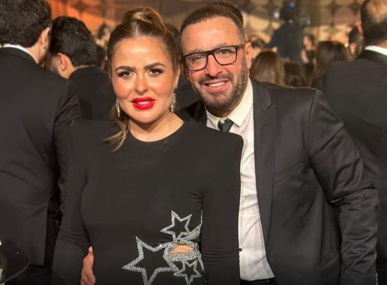 عمرو أديب ولميس الحديدي