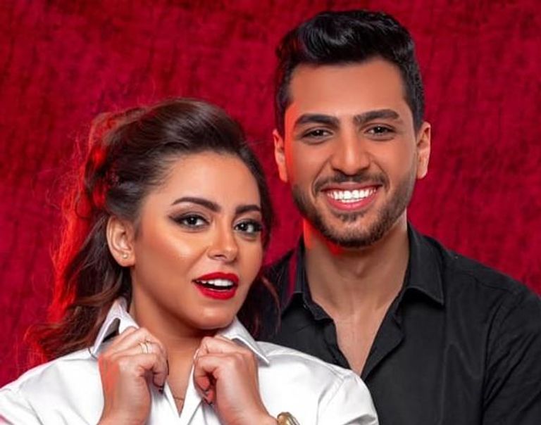 عمرو أديب ولميس الحديدي