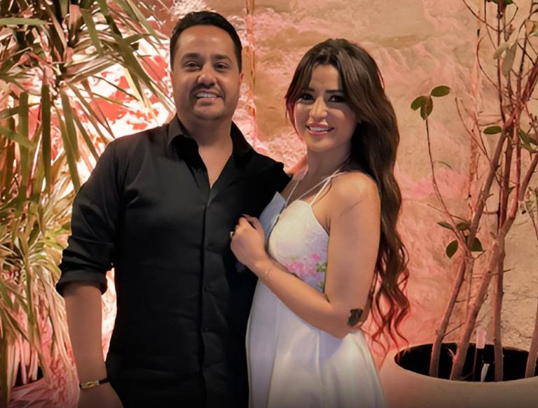 عمرو أديب ولميس الحديدي