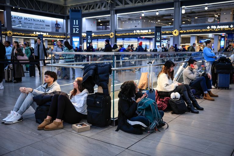 تعطل الرحلات الجوية في أمريكا - أ ف ب