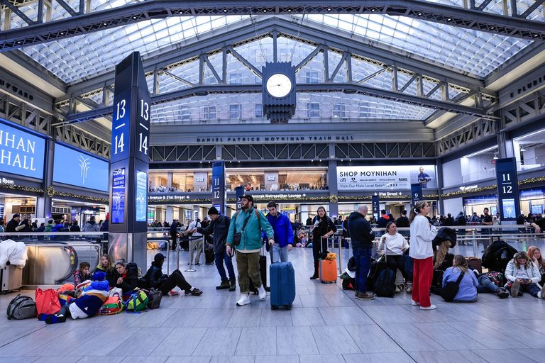 تعطل الرحلات الجوية في أمريكا - أ ف ب