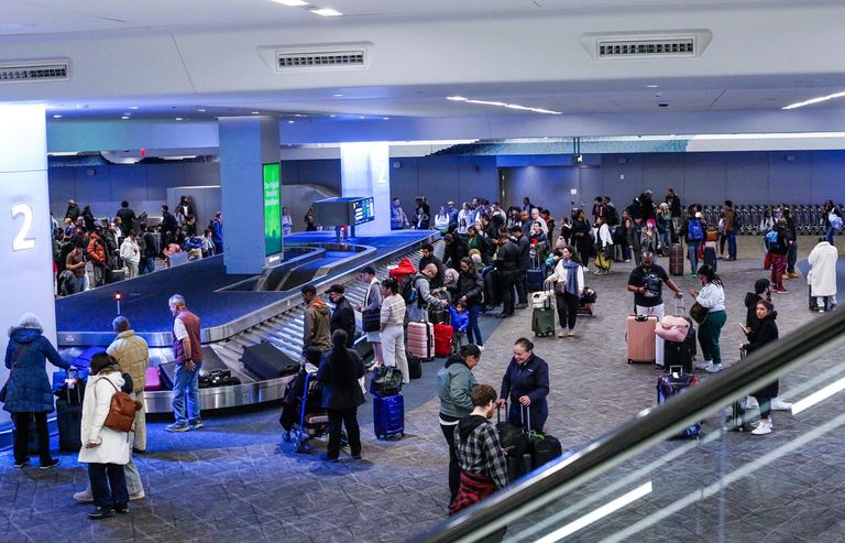 تعطل الرحلات الجوية في أمريكا - أ ف ب