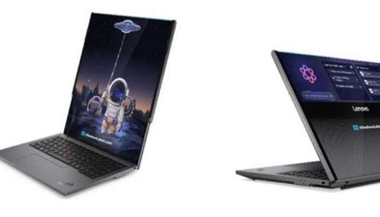 جهاز لينوفو الجديد بشاشة قابلة للتمدد