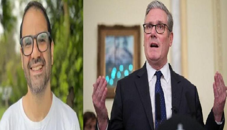 كير ستارمر وعلاء عبدالفتاح