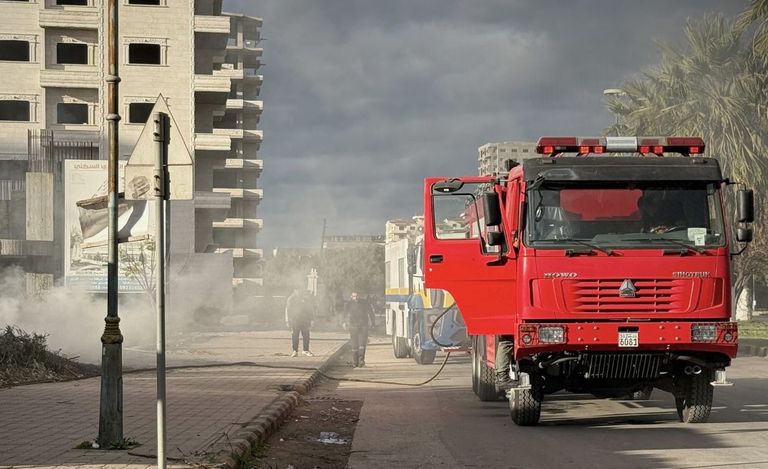 قوات من الأمن في اللاذقية