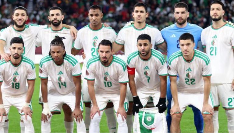 لاعبو منتخب الجزائر