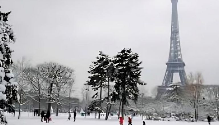 موجة برد قارس في فرنسا