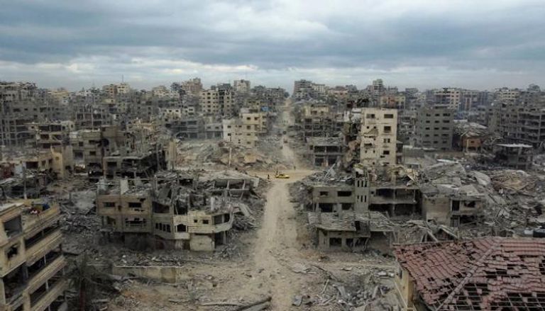 الدمار في مدينة غزة جراء الحرب