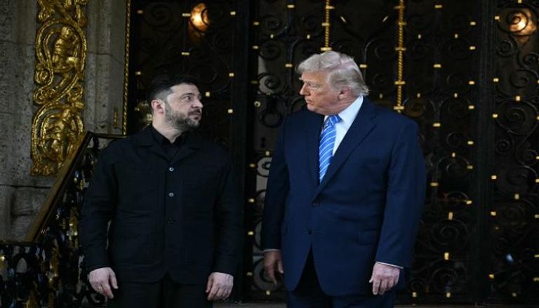 الرئيسان الأمريكي دونالد ترامب والأوكراني فولوديمير زيلينسكي