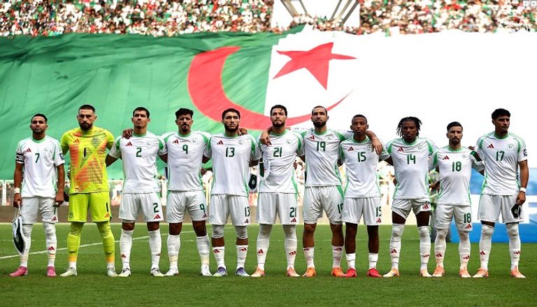 منتخب الجزائر منتخب الجزائر أمام غينيا الاستوائية - صورة أرشيفية