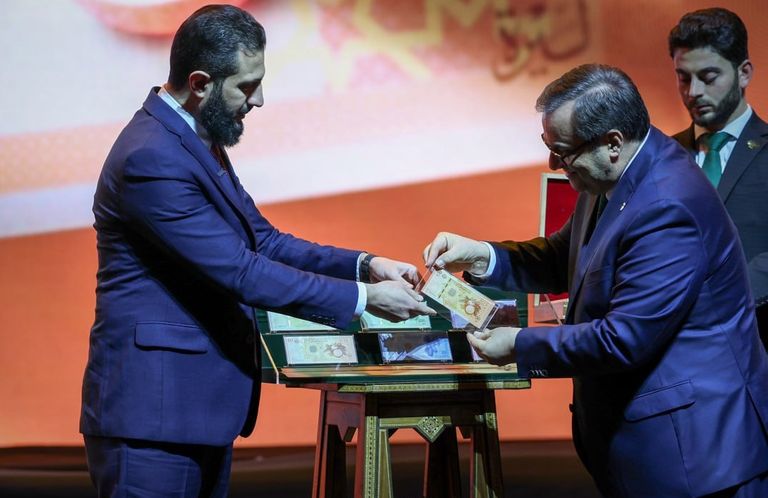 حفل إطلاق عملة جديدة لسوريا - سانا حفل إطلاق عملة جديدة لسوريا - سانا